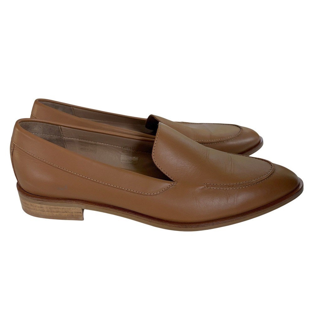 Everlane The Modern Loafer Tan Leather Sz 10.5 Classic Minimalist